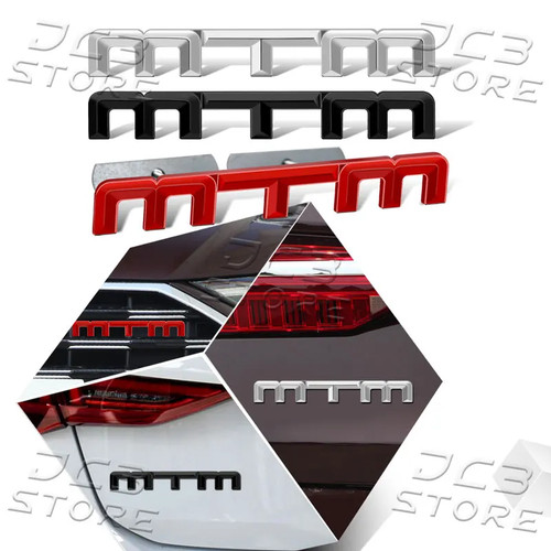 Mtm metall emblem chrom - metall,